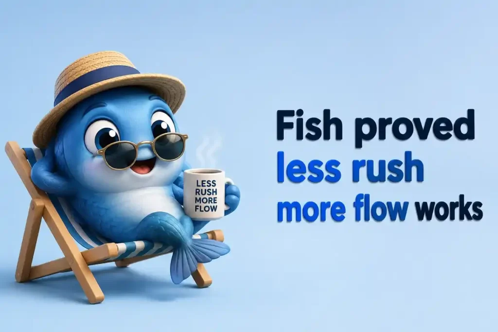 Fish pun captions for social media