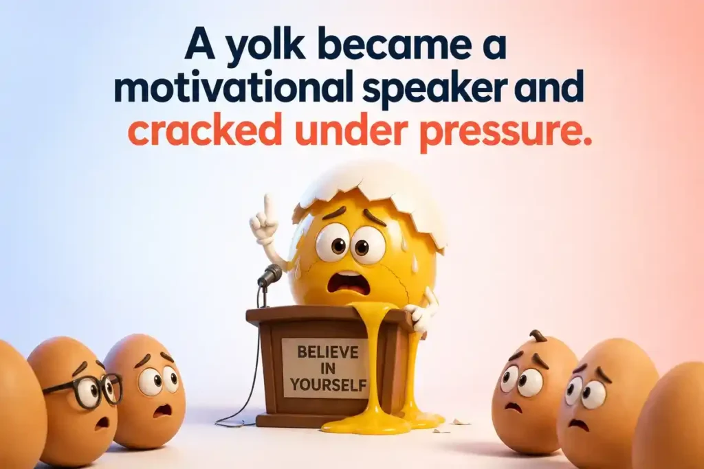 Egg Yolk Wordplay For Clever Laughs