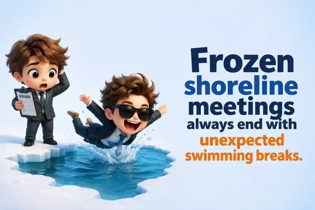 Penguin puns about arctic wildlife and survival quirks